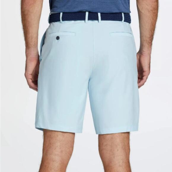 Walter Hagen Men's Soft Blue 9" Performance 11 Micro Lines Golf Shorts Size 38 - Picture 2 of 9